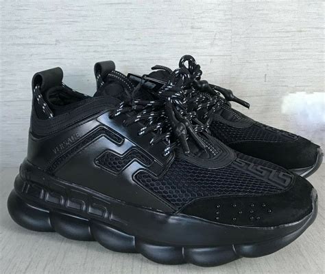 black versace sneakers|Versace sneakers price.